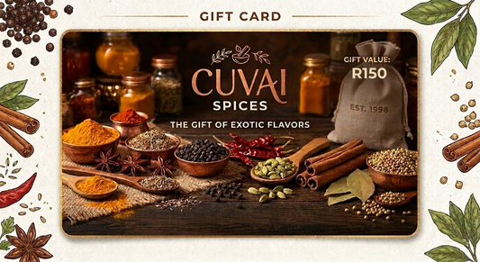 Cuvai Spices - Gift Cards (R150)